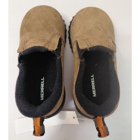 Merrell Jungle Moc Toddler Sz 6.5 Slip On Nubuck Brown Suede Shoes J60527 - Picture 5 of 7